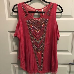 Cold shoulder top